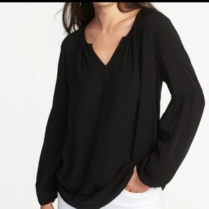 Old Navy Black Blouse Medium